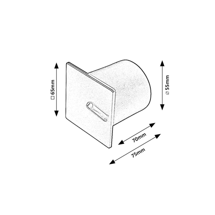 Rabalux - Iluminação de escada LED LED/3W/230V branco