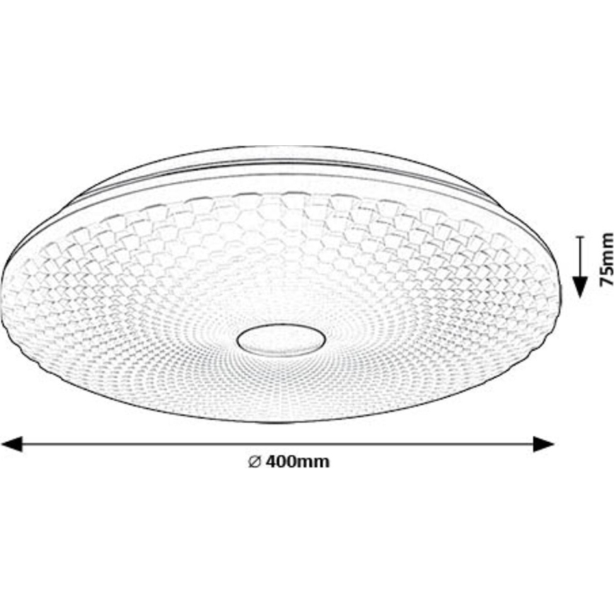Rabalux - Iluminação de teto LED LED/24W/230V 4000K diâmetro 40 cm