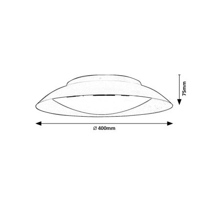 Rabalux - Iluminação de teto LED LED/24W/230V 3000K diâmetro 40 cm