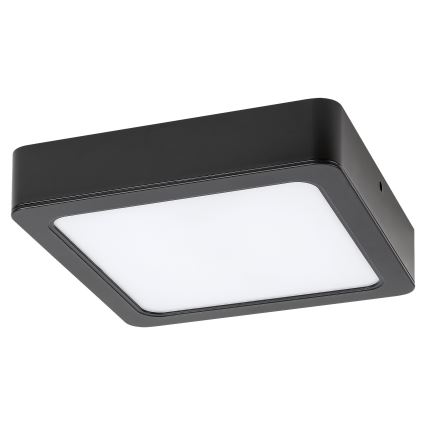 Rabalux - Iluminação de teto LED LED/24W/230V 4000K 22x22 cm preto