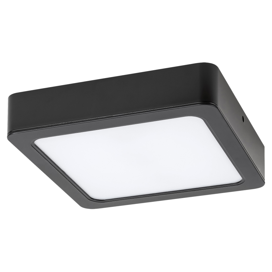 Rabalux - Iluminação de teto LED LED/24W/230V 4000K 22x22 cm preto