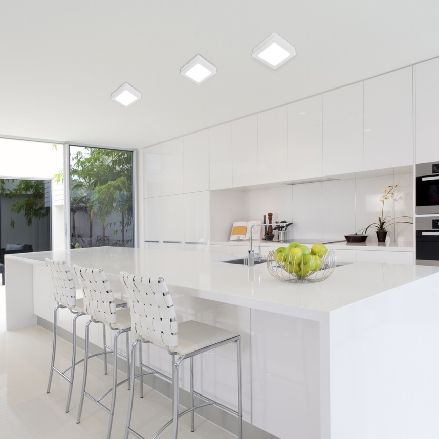 Rabalux - Iluminação de teto LED LED/24W/230V 3000K 22x22 cm branco