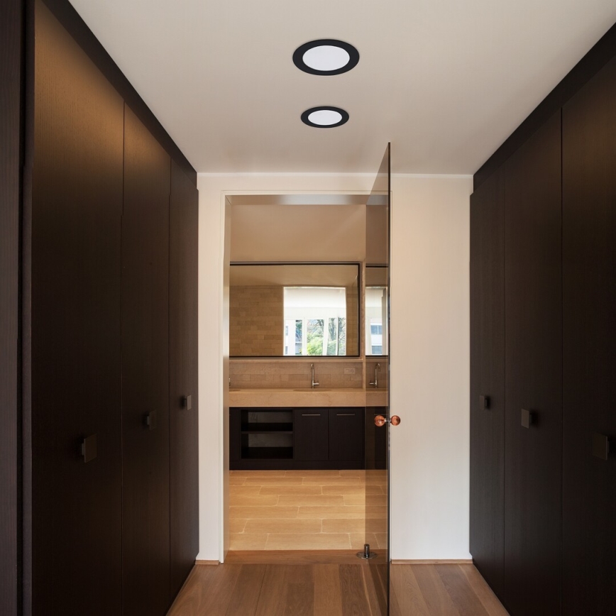 Rabalux - Foco de encastrar LED LED/18W/230V diâmetro 22 cm preto