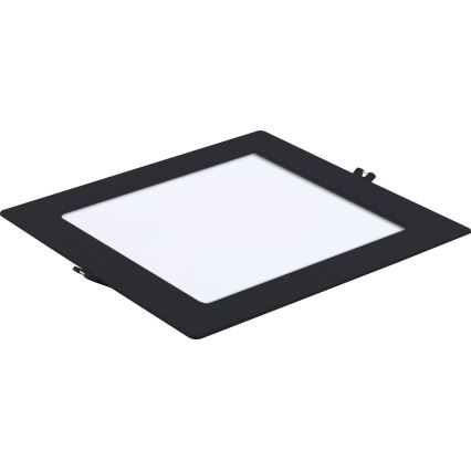 Rabalux - Foco de encastrar LED LED/18W/230V 22x22 cm preto