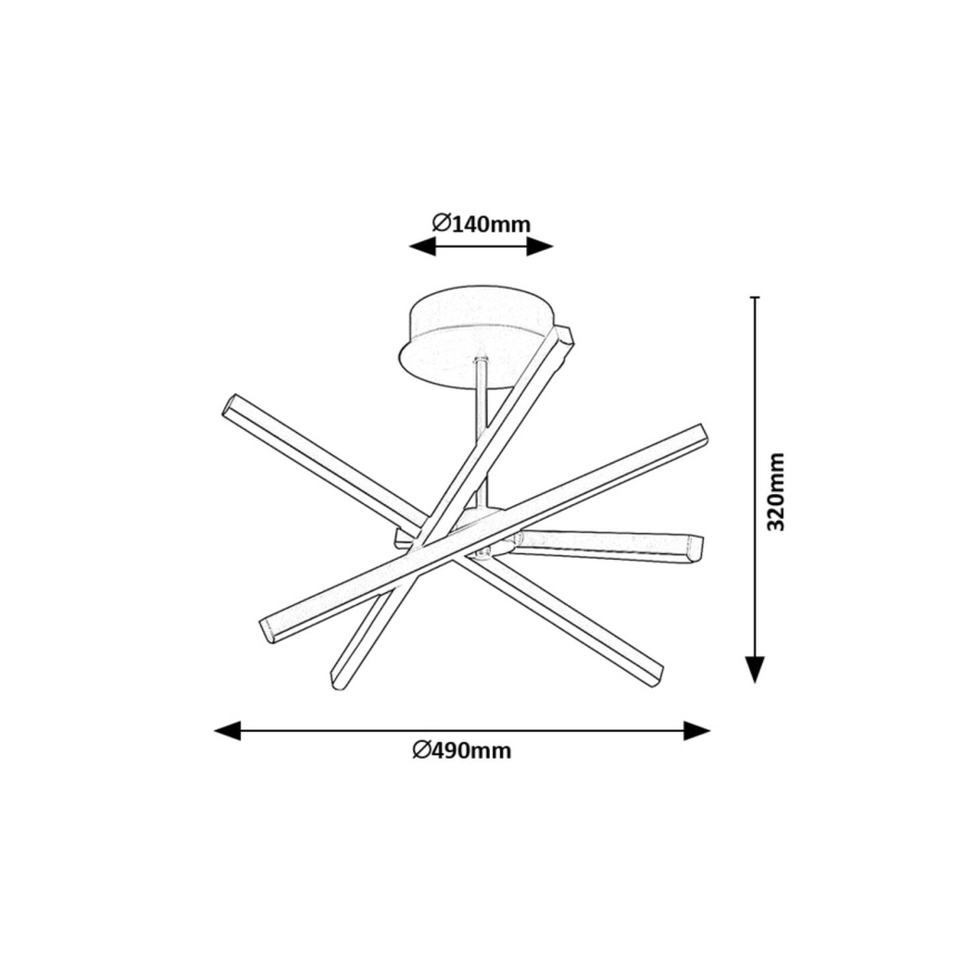 Rabalux - Candeeiro suspenso LED LED/30W/230V 4000K