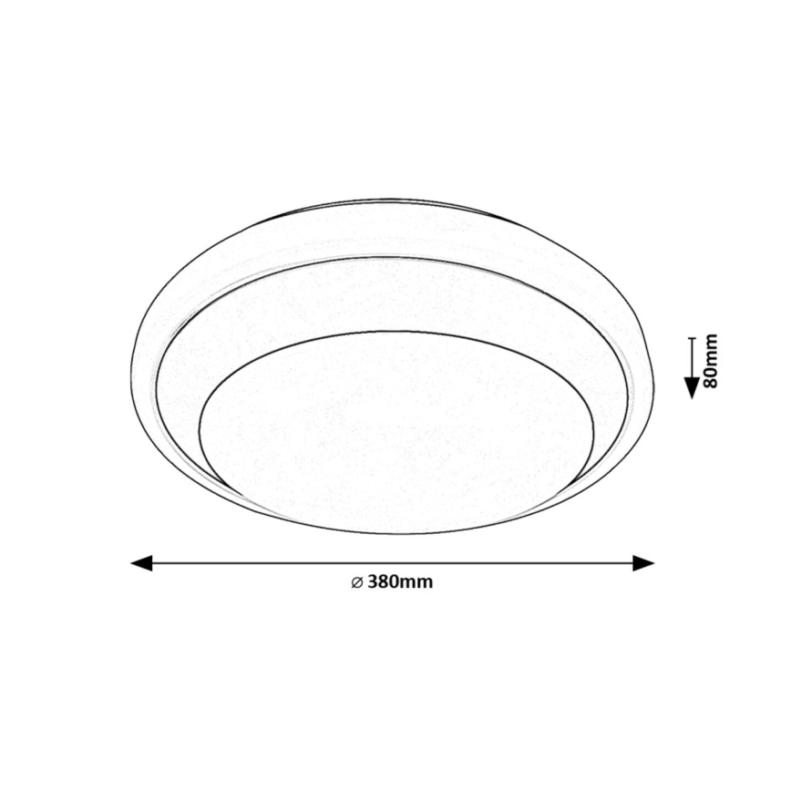 Rabalux - Iluminação de teto LED LED/24W/230V 4000K