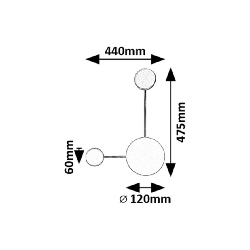 Rabalux - Iluminação de parede LED LED/7W/230V 3000K