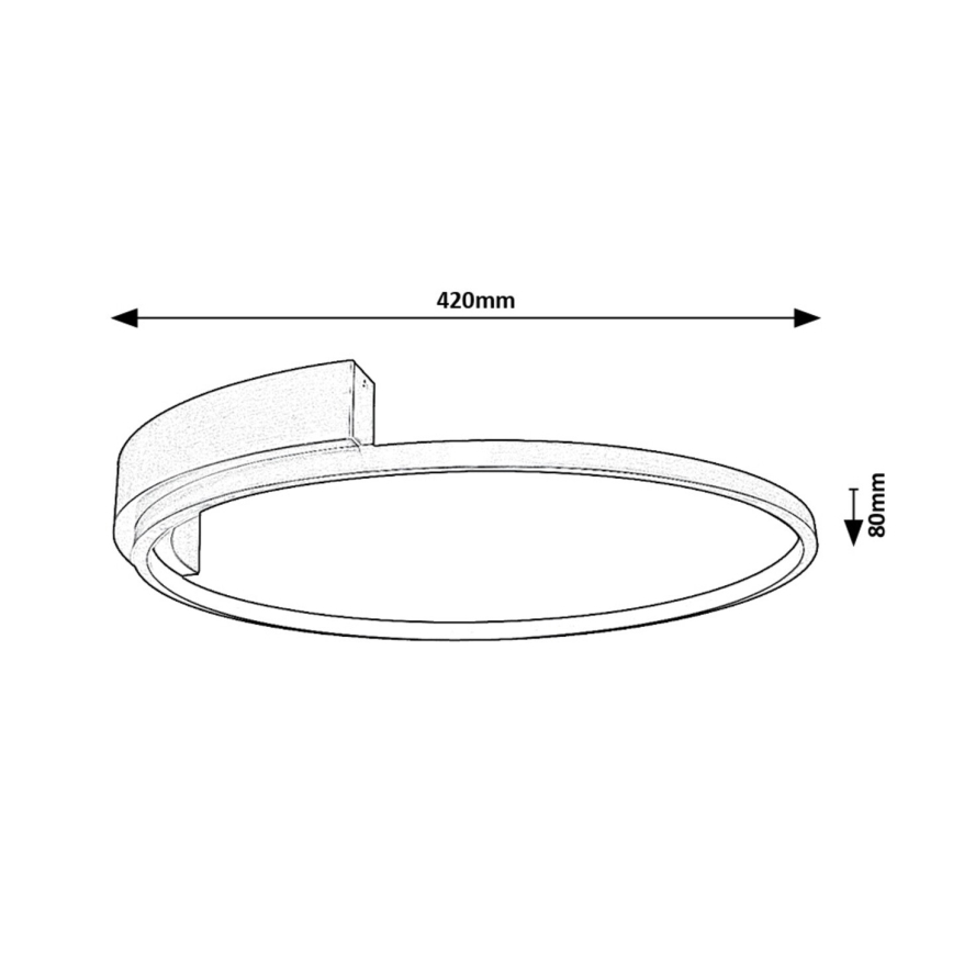 Rabalux - Iluminação de teto LED LED/23W/230V