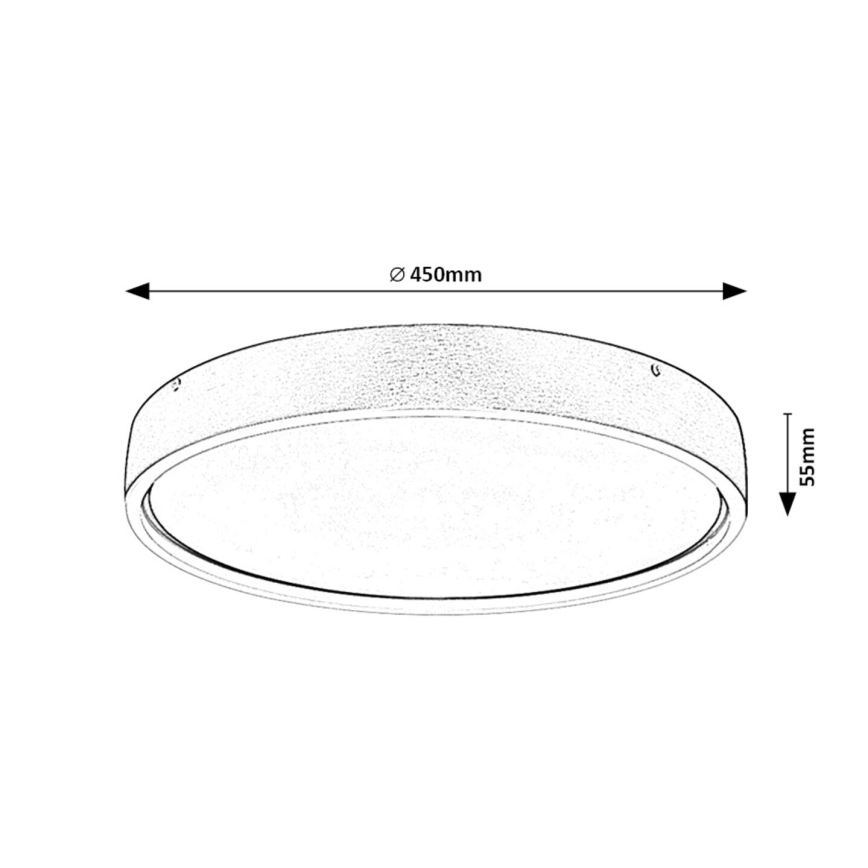 Rabalux - Iluminação de teto LED LED/37W/230V