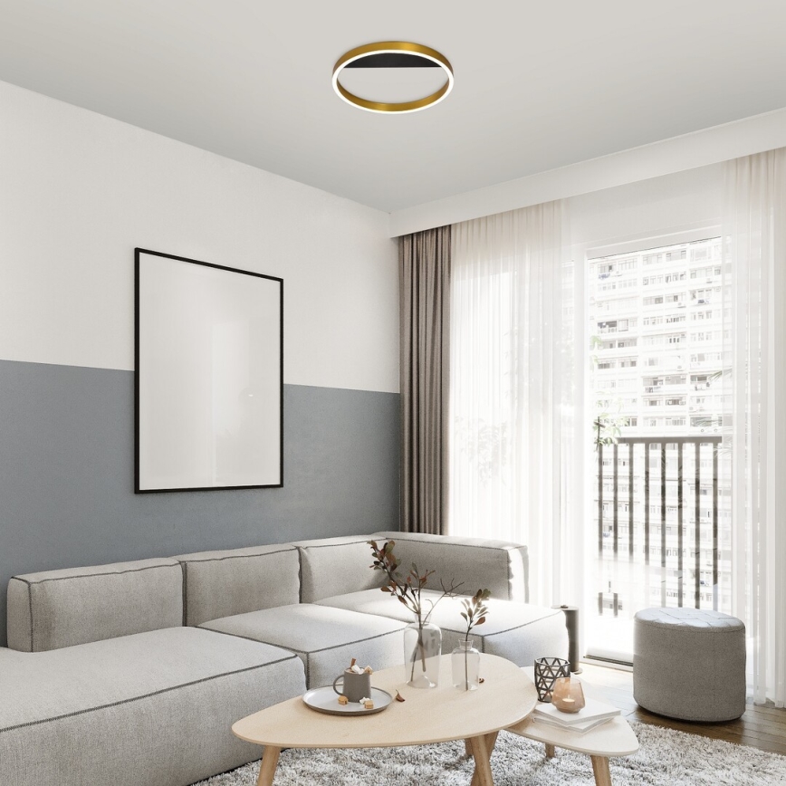 Rabalux - Iluminação de teto LED LED/20W/230V dourado