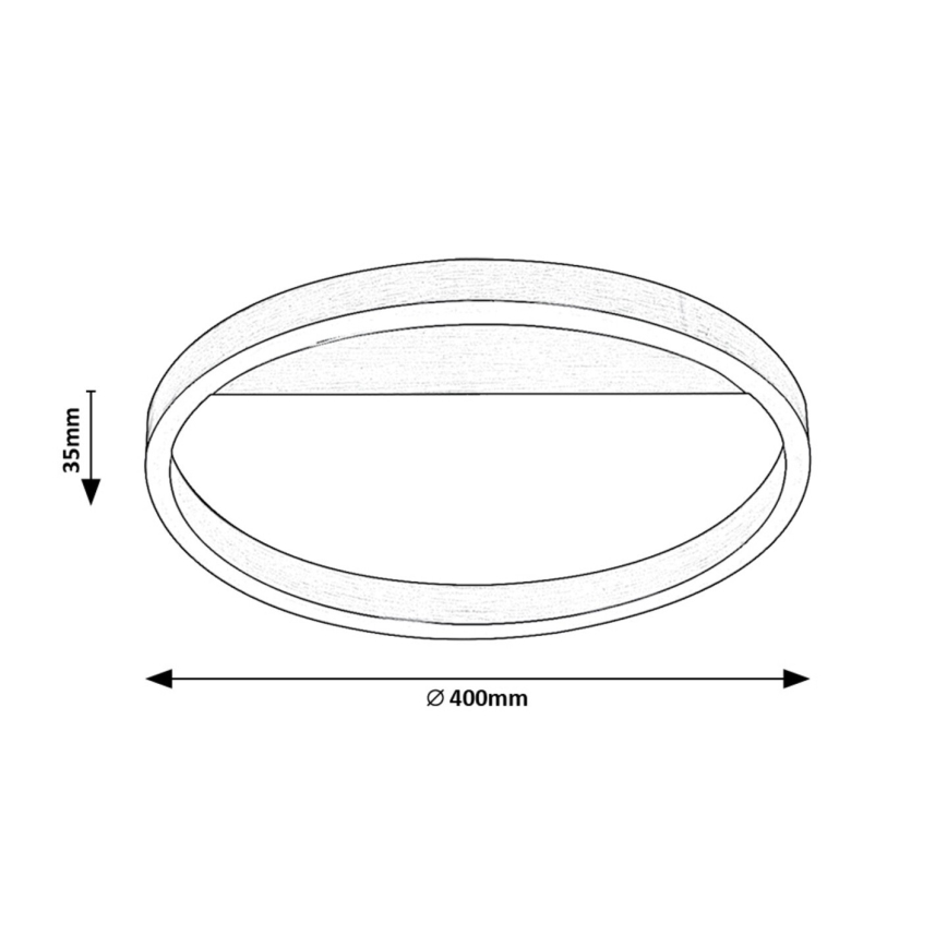Rabalux - Iluminação de teto LED LED/20W/230V cromado mate