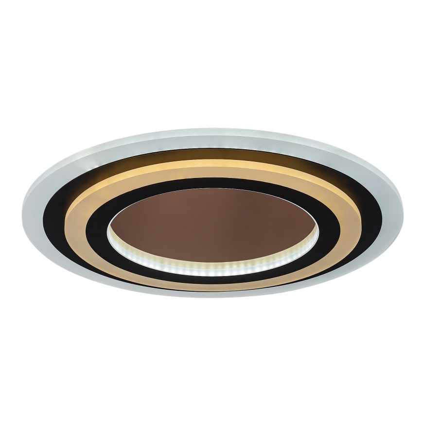 Rabalux - Iluminação de teto LED com regulação LED/56W/230V 3000/4000/6000K cromado mate/preto + comando