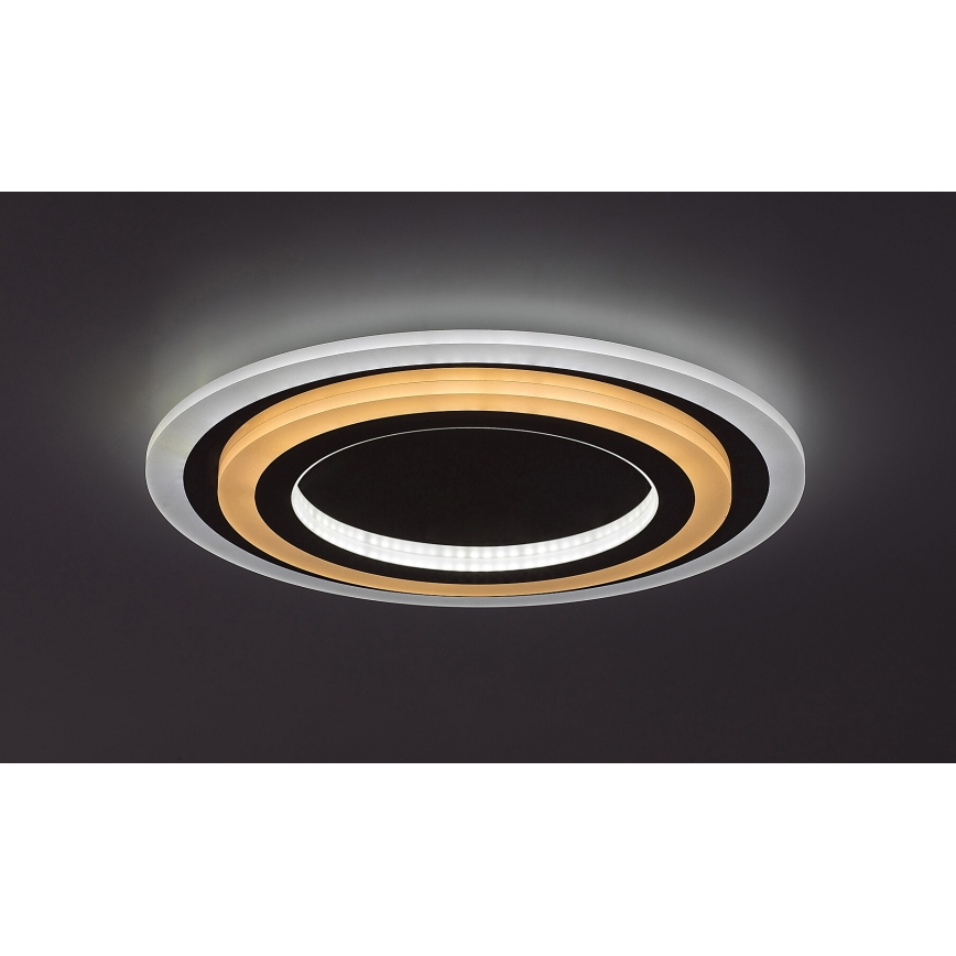 Rabalux - Iluminação de teto LED com regulação LED/56W/230V 3000/4000/6000K cromado mate + comando