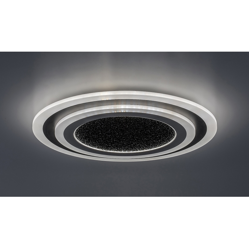 Rabalux - Iluminação de teto LED com regulação LED/56W/230V 3000/4000/6000K preto + comando