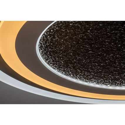 Rabalux - Iluminação de teto LED com regulação LED/56W/230V 3000/4000/6000K preto + comando