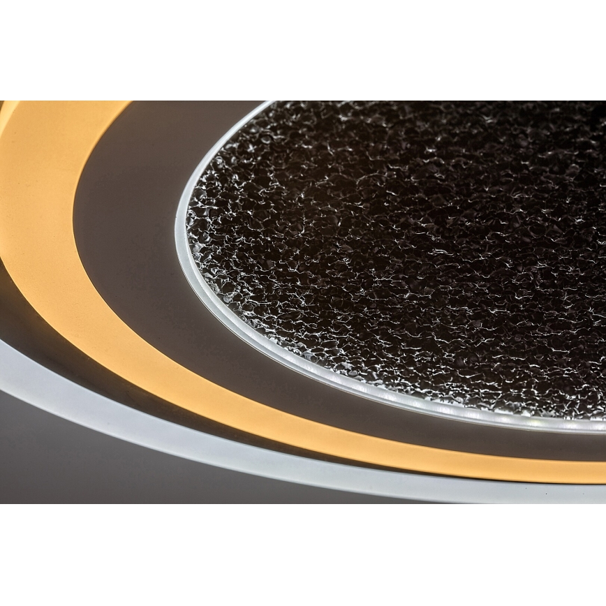 Rabalux - Iluminação de teto LED com regulação LED/56W/230V 3000/4000/6000K preto + comando