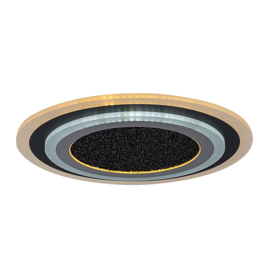 Rabalux - Iluminação de teto LED com regulação LED/56W/230V 3000/4000/6000K preto + comando
