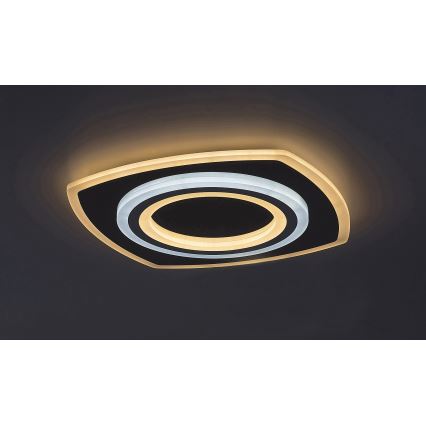 Rabalux - Iluminação de teto LED com regulação LED/60W/230V 3000/4000/6000K cromado mate + comando