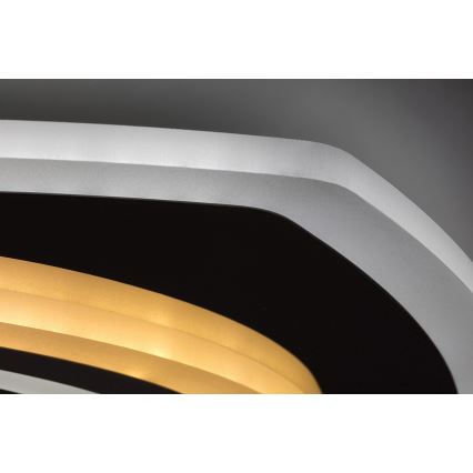 Rabalux - Iluminação de teto LED com regulação LED/60W/230V 3000/4000/6000K cromado mate + comando