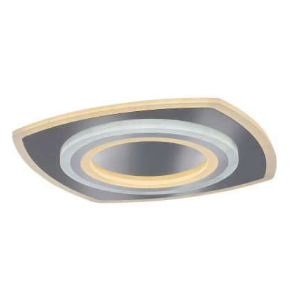 Rabalux - Iluminação de teto LED com regulação LED/60W/230V 3000/4000/6000K cromado mate + comando
