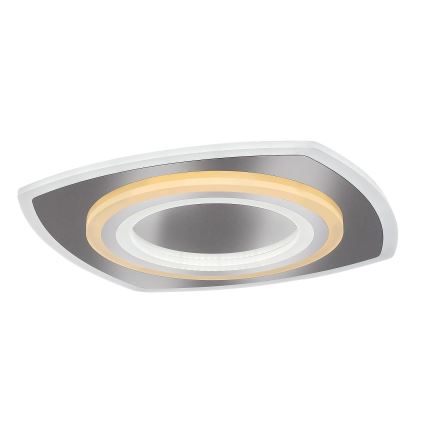Rabalux - Iluminação de teto LED com regulação LED/60W/230V 3000/4000/6000K cromado mate + comando