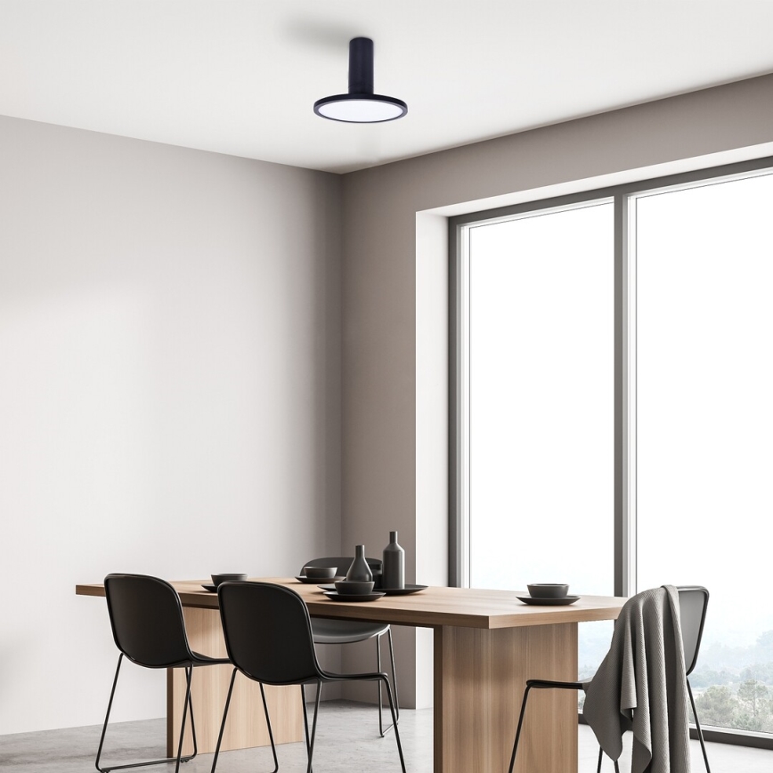 Rabalux - Iluminação de teto LED LED/20W/230V 3000K preto