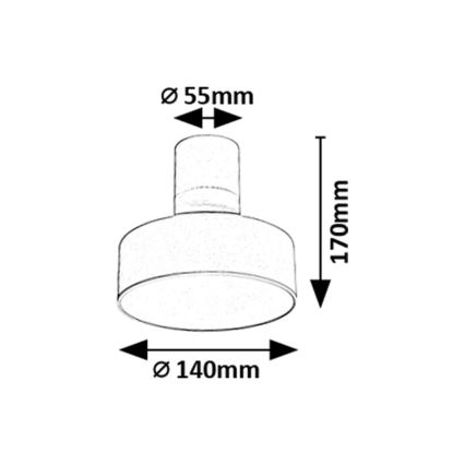 Rabalux - Iluminação de teto LED LED/16W/230V 3000K branco
