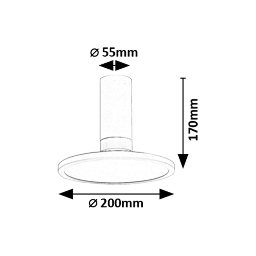 Rabalux - Iluminação de teto LED LED/20W/230V 3000K branco