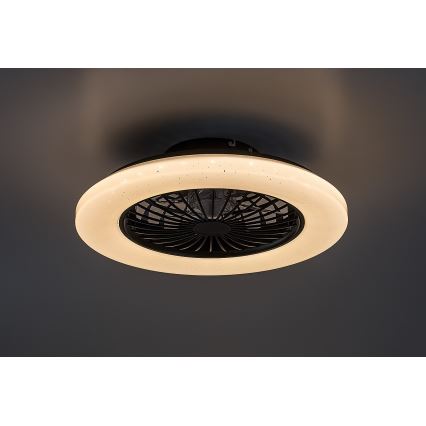 Rabalux - Iluminação de teto LED com regulação e ventoinha LED/48W/230V 3000-6500K + comando
