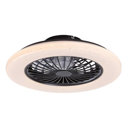 Rabalux - Iluminação de teto LED com regulação e ventoinha LED/48W/230V 3000-6500K + comando