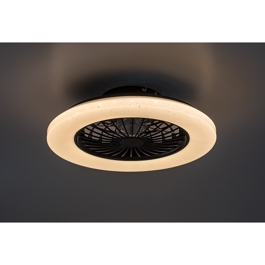 Rabalux - Luminária de teto LED regulável com ventilador LED/48W/230V 3000-6500K + controlo remoto
