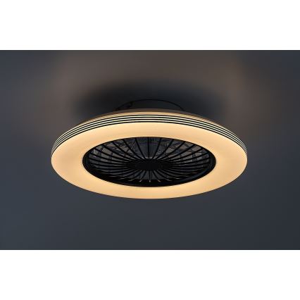 Rabalux - Iluminação de teto LED com regulação e ventoinha LED/48W/230V 3000-6500K + comando