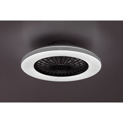 Rabalux - Iluminação de teto LED com regulação e ventoinha LED/48W/230V 3000-6500K + comando