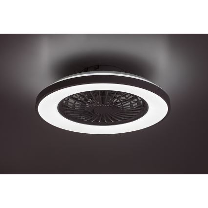 Rabalux - Iluminação de teto LED com regulação e ventoinha LED/48W/230V 3000-6500K + comando