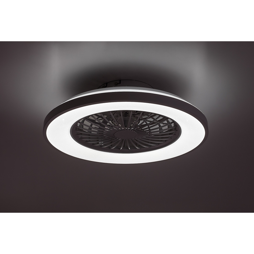 Rabalux - Iluminação de teto LED com regulação e ventoinha LED/48W/230V 3000-6500K + comando