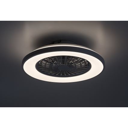 Rabalux - Iluminação de teto LED com regulação e ventoinha LED/48W/230V 3000-6500K + comando