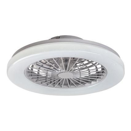 Rabalux - Iluminação de teto LED RGB com regulação e ventoinha LED/48W/230V 3000-6500K + comando