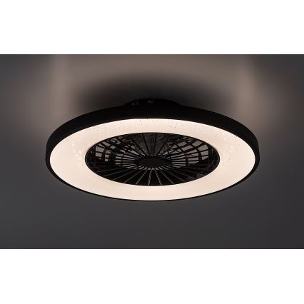 Rabalux - Iluminação de teto LED com regulação e ventoinha LED/72W/230V 3000-6500K + comando