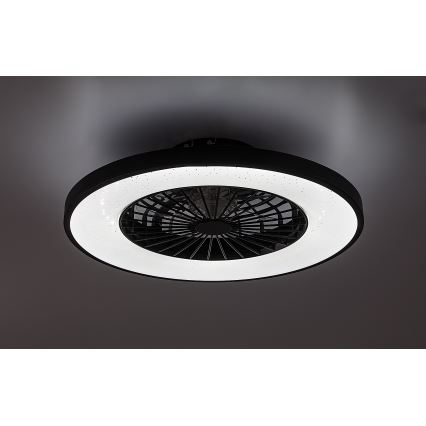 Rabalux - Iluminação de teto LED com regulação e ventoinha LED/72W/230V 3000-6500K + comando