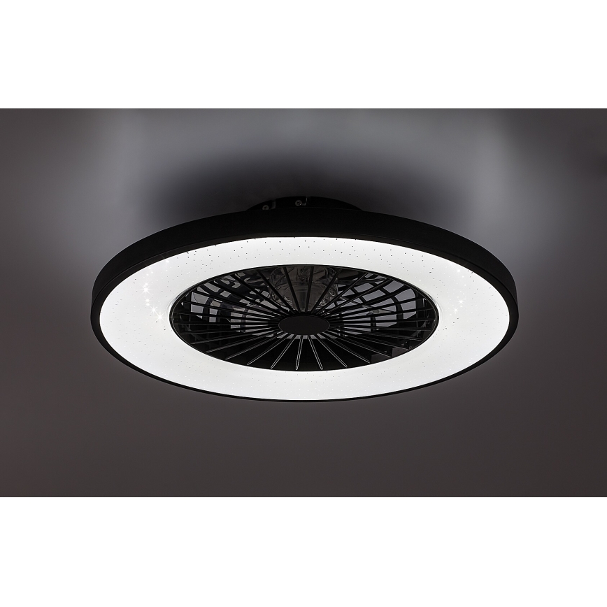 Rabalux - Iluminação de teto LED com regulação e ventoinha LED/72W/230V 3000-6500K + comando