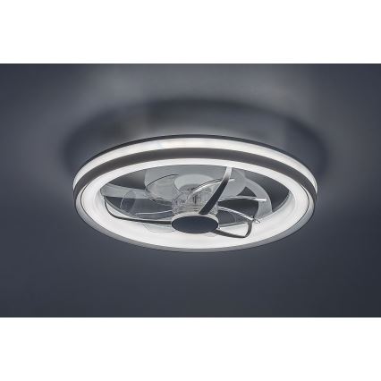 Rabalux - Iluminação de teto LED com regulação e ventoinha LED/40W/230V 3000/4000/6000K Wi-Fi + comando