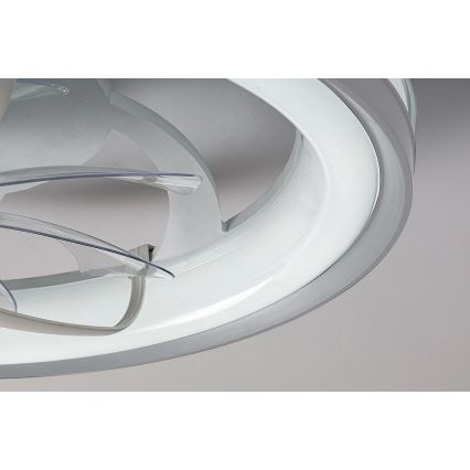 Rabalux - Iluminação de teto LED com regulação e ventoinha LED/40W/230V 3000/4000/6000K Wi-Fi + comando