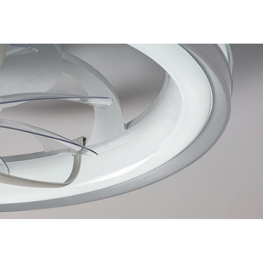Rabalux - Iluminação de teto LED com regulação e ventoinha LED/40W/230V 3000/4000/6000K Wi-Fi + comando