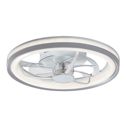 Rabalux - Iluminação de teto LED com regulação e ventoinha LED/40W/230V 3000/4000/6000K Wi-Fi + comando