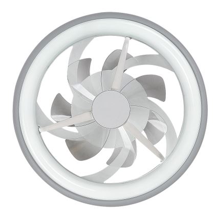 Rabalux - Iluminação de teto LED com regulação e ventoinha LED/40W/230V 3000/4000/6000K Wi-Fi + comando