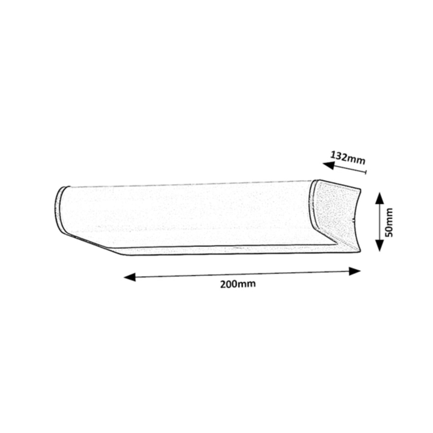 Rabalux - Iluminação de parede exterior LED LED/6,5W/230V IP44