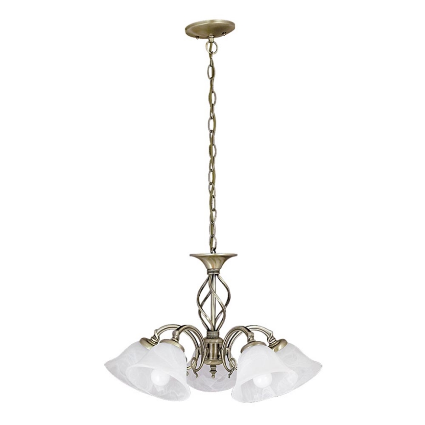 Rabalux 7135 - Candelabro numa corrente BECKWORTH 5xE14/40W/230V