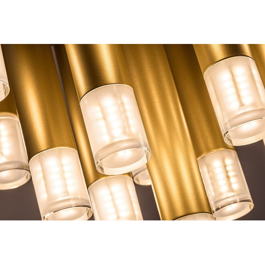 Rabalux - Iluminação de teto 13xG9/5W/230V dourado