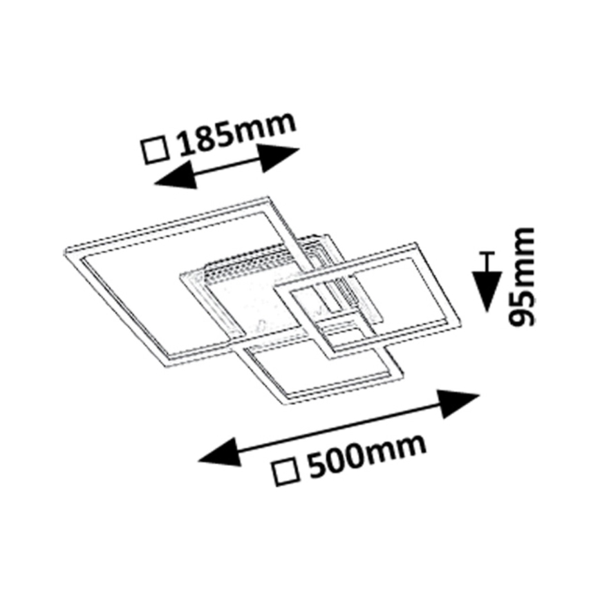 Rabalux - Iluminação de teto LED LED/40W/230V 3000K
