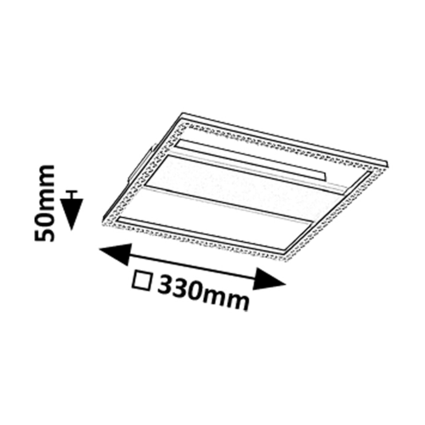 Rabalux - Iluminação de teto LED LED/24W/230V 4000K